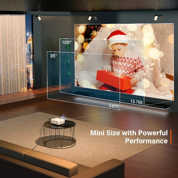 New Trending WiFi Screen Outdoor/Home Theater Smart Mirroring Proyector Led Lcd Video Projecteur Mini Portable Pocket Projector