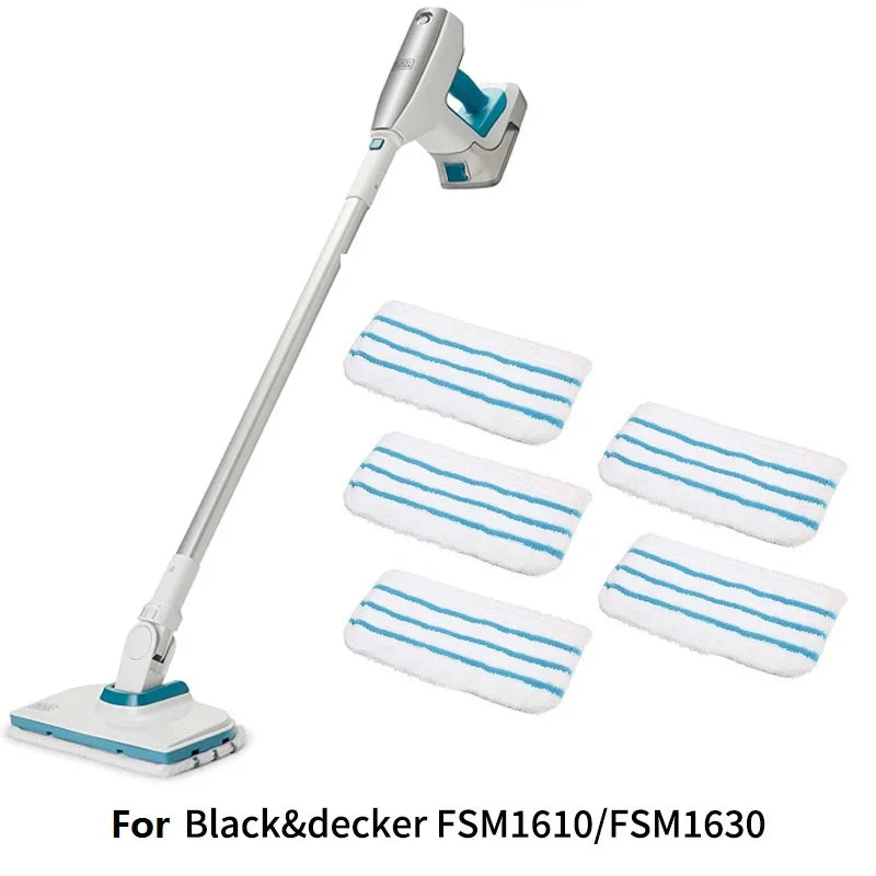 1/2PCS Cleaner Pad Floor Washer Wipes Dust Cloth for Black & Decker FSM1600 FSM1610 FSM1620 FSM1630 Steam Mop Pads