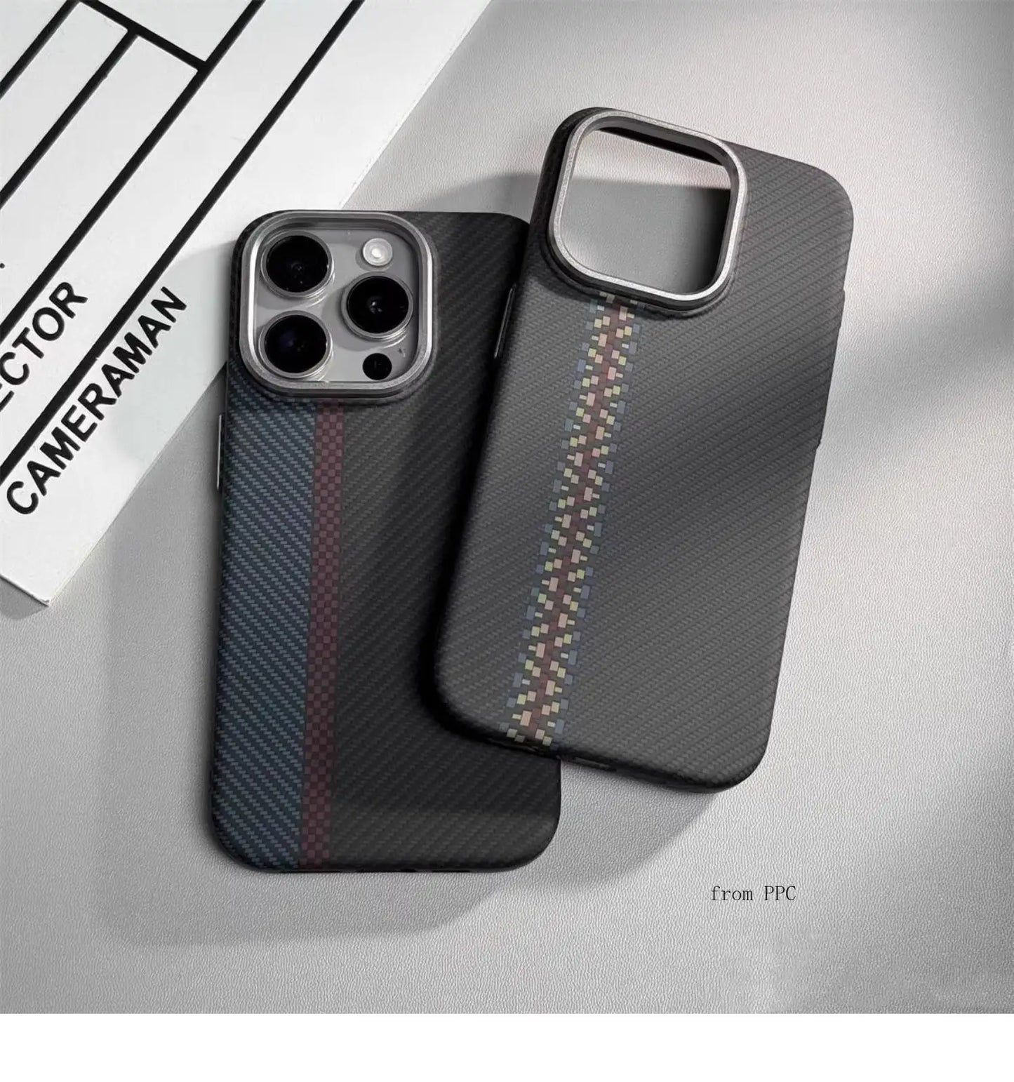 Carbon Fiber Magnetic Phone Case 16 Cover for iPhone 16 15 14 Pro Max Wireless Charge for MagSafe Shell Camera Ring Armor Funda