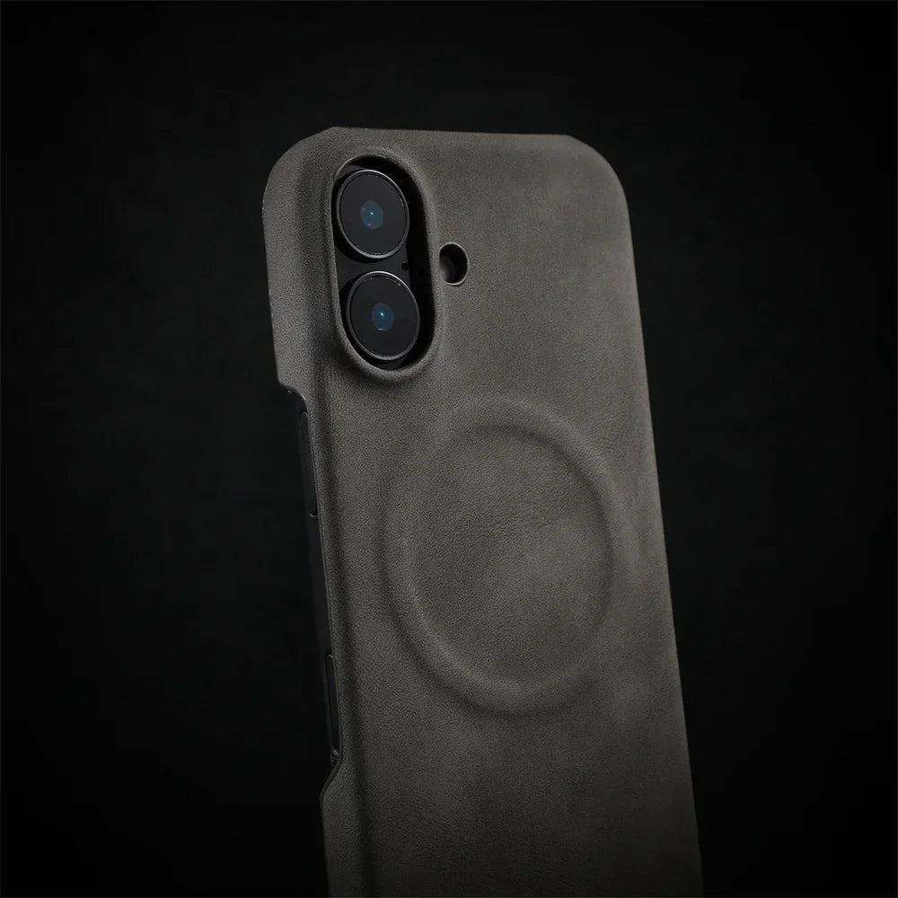 Luxury Skin Feel Sheepskin for Magsafe Phone Case for iPhone 16 Pro Max 15 14 13 12 Pro Max Plus Wireless Charging Leather Case