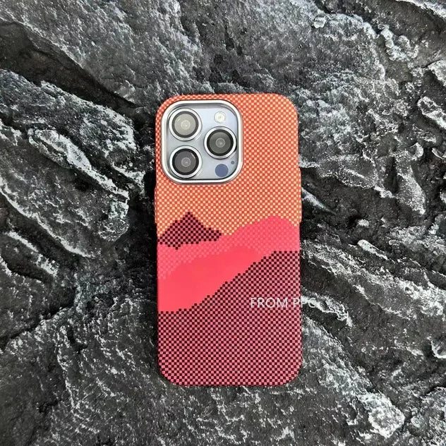 Carbon Fiber Magnetic Phone Case 16 Cover for iPhone 16 15 14 Pro Max Wireless Charge for MagSafe Shell Camera Ring Armor Funda