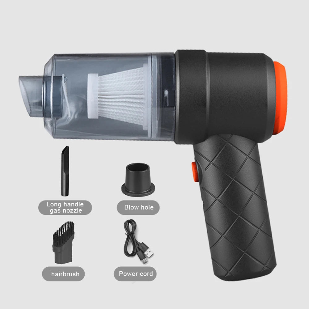 Wireless Car Vacuum Cleaner 120W Cordless Dust Handheld Auto Portabale Vacuum High-power Vacuum Cleaner For Home Office Car