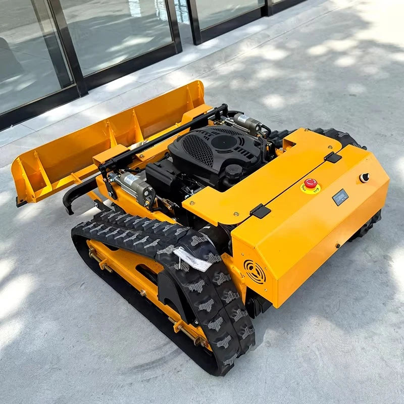 Customized Remote-controlled Lawn Mower Track Type Push Shovel Can Shovel Snow Multifunctional Lawn Mower Robot