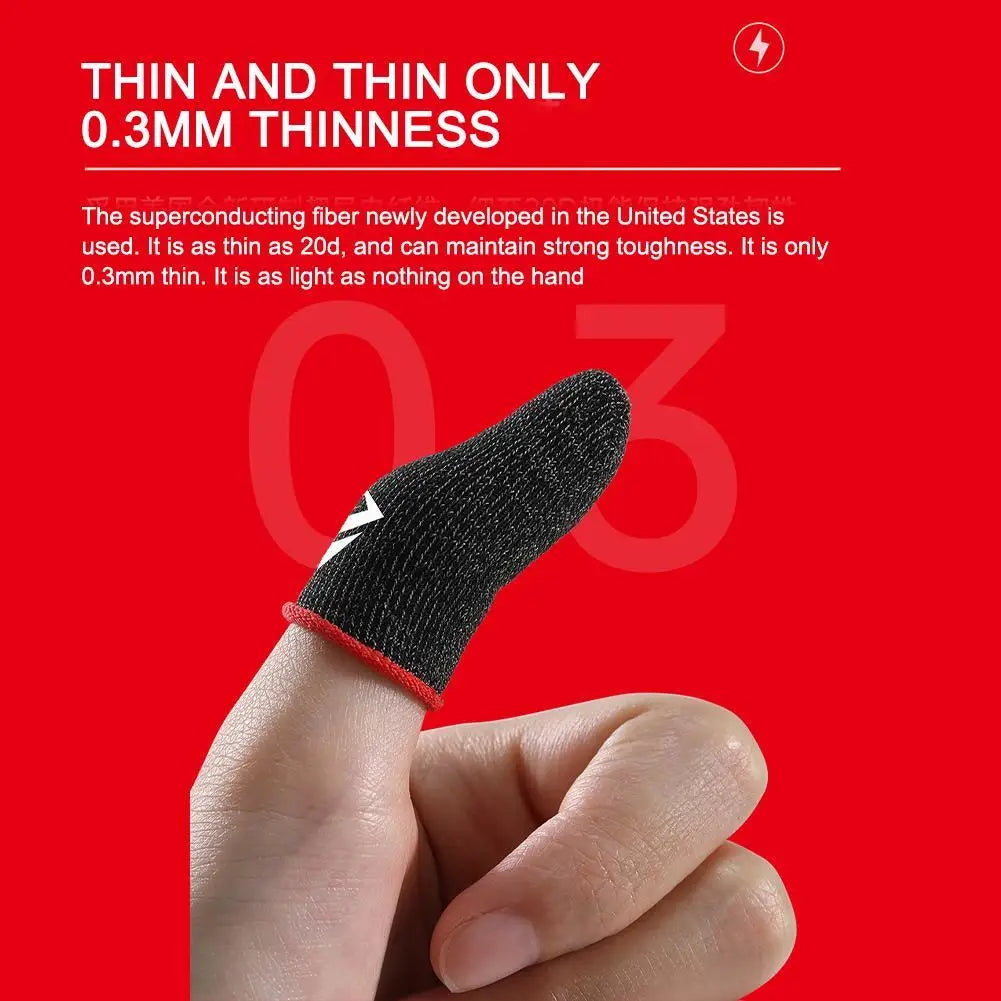 Gaming Finger Cots Anti Sweat Breathable Touchscreen for PUBG Mobile Games