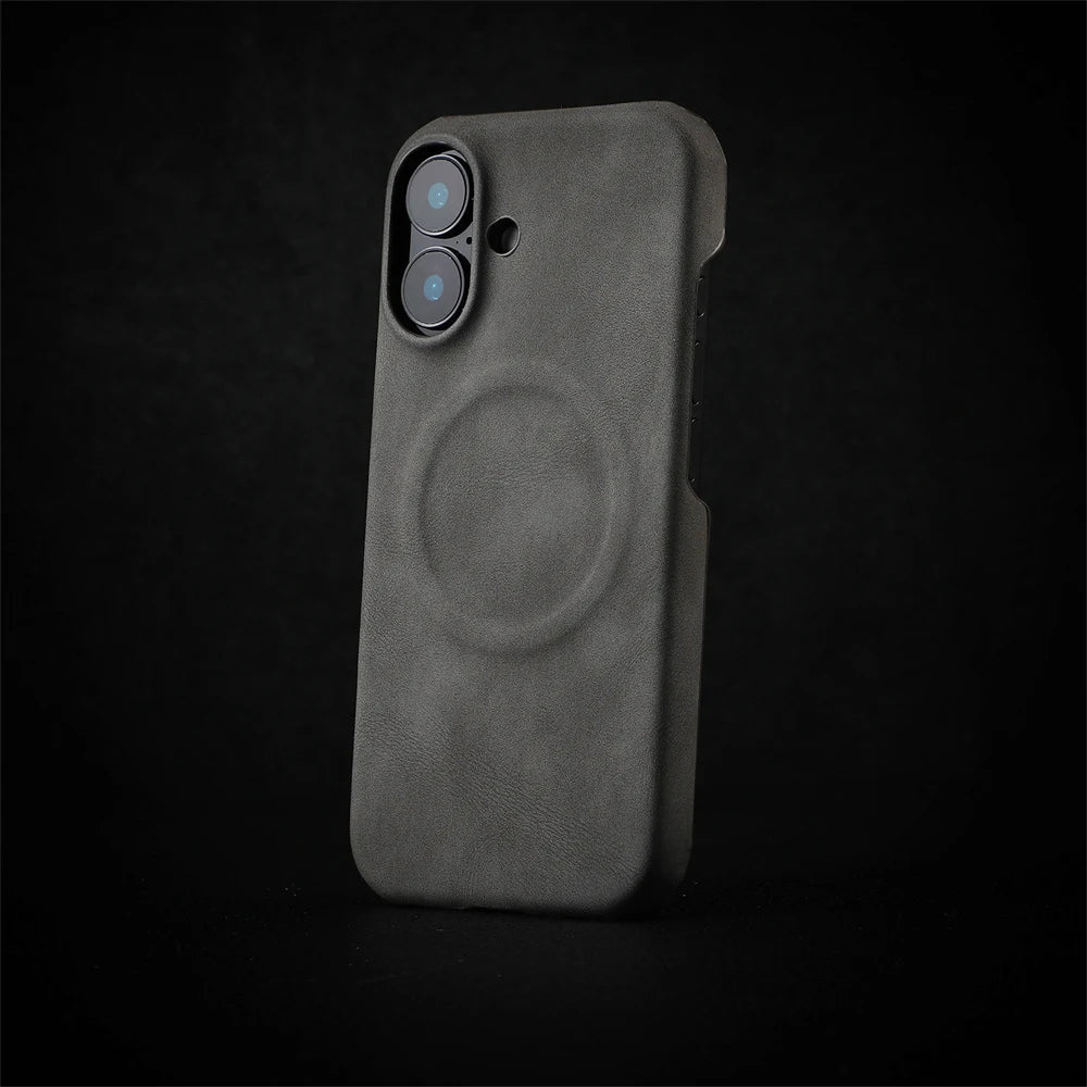 Luxury Skin Feel Sheepskin for Magsafe Phone Case for iPhone 16 Pro Max 15 14 13 12 Pro Max Plus Wireless Charging Leather Case