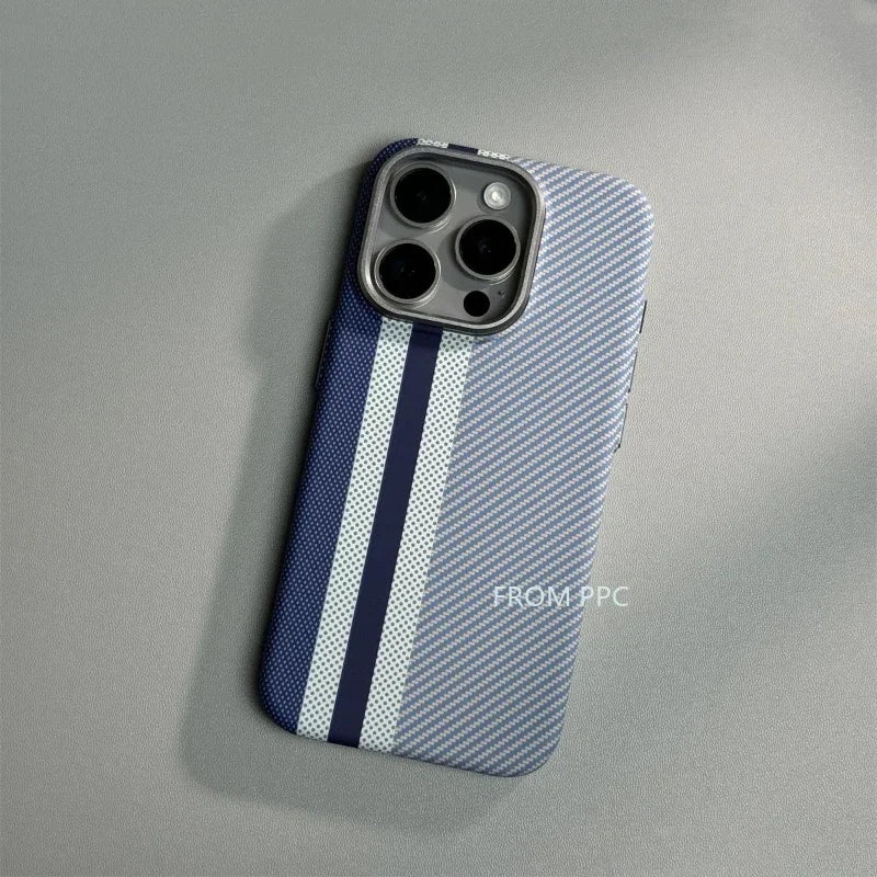 Carbon Fiber Magnetic Phone Case 16 Cover for iPhone 16 15 14 Pro Max Wireless Charge for MagSafe Shell Camera Ring Armor Funda